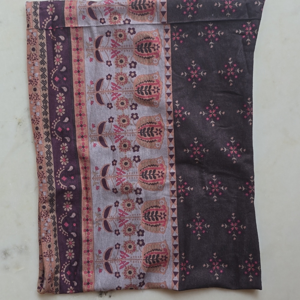 NWT Natural Life Boho Bandeau (Full Size) in Mocha Tulips - Picture 12 of 12